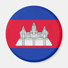 Flagge Kambodschas Magnet