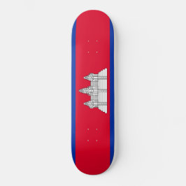 Flagge Kambodschas Skateboard