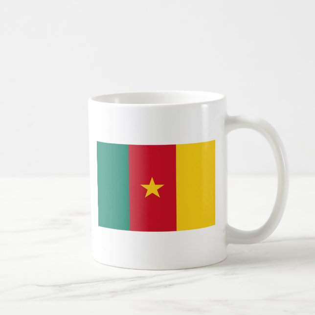 Flagge Kameruns Kaffeetasse (Rechts)