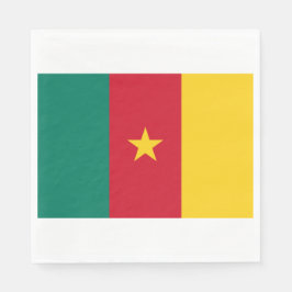 Flagge Kameruns Serviette