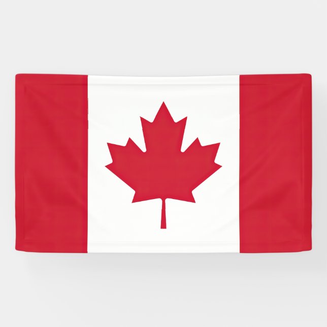 Flagge Kanadas Banner (Horizontal)