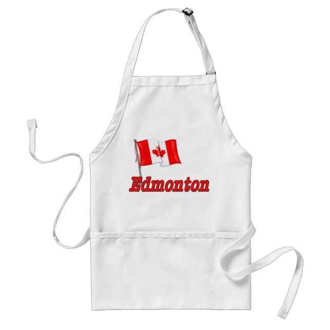 Flagge Kanadas - Edmonton Schürze (Vorne)