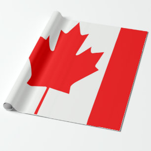Flagge Kanadas Geschenkpapier