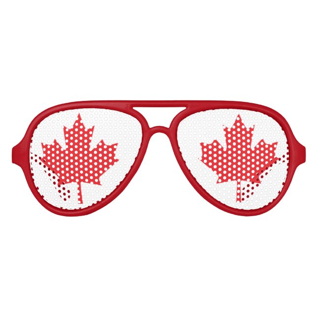 Flagge Kanadas Sonnenbrille (Vorderseite)