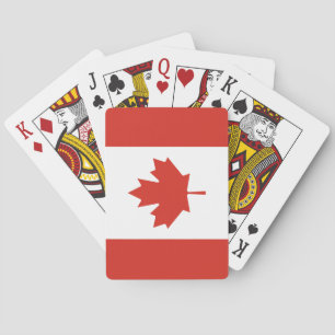Flagge Kanadas Spielkarten