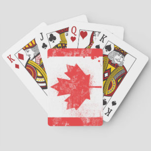 Flagge Kanadas Spielkarten