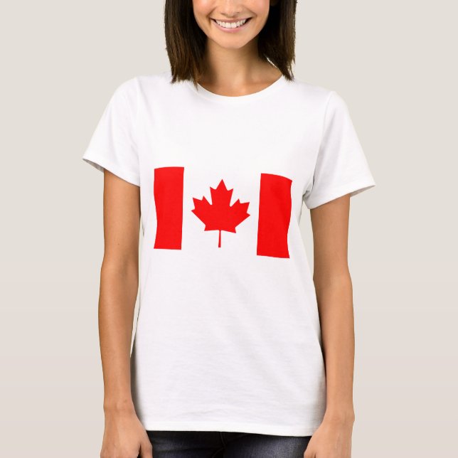 Flagge Kanadas T-Shirt (Vorderseite)