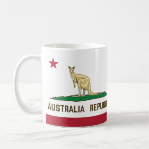 Flagge Kangaroo Kaffeetasse