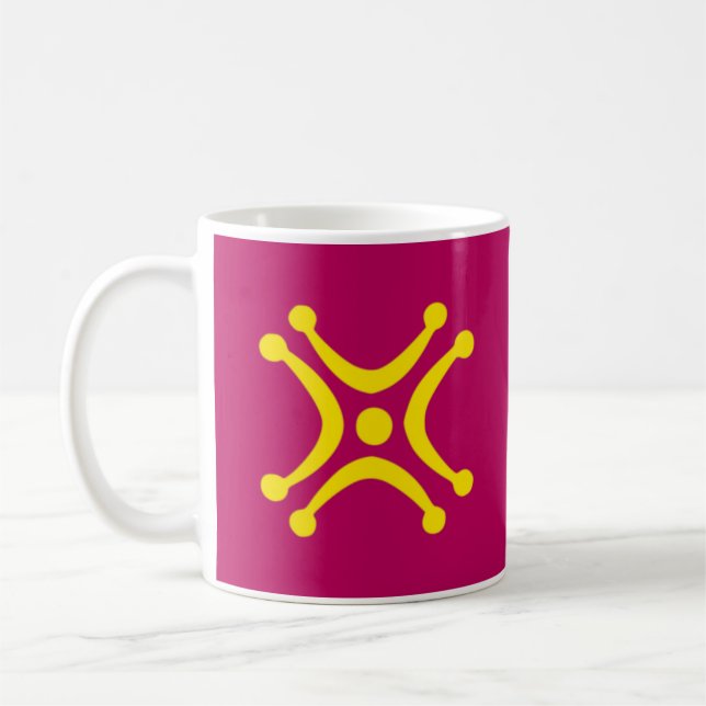 Flagge Kantabriens Lábaru Kaffeetasse (Links)