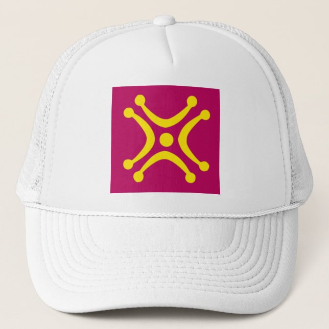 Flagge Kantabriens Lábaru Truckerkappe (Vorderseite)