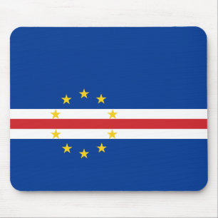 Flagge Kap Verdes (Kap Verde) Mousepad