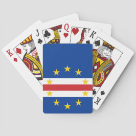 Flagge Kap Verdes Spielkarten