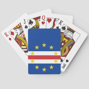 Flagge Kap Verdes Spielkarten