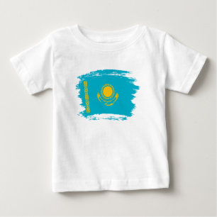 Flagge Kasachstan Baby T-shirt