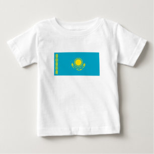 Flagge Kasachstan Baby T-shirt