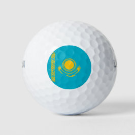 Flagge Kasachstan Golfball