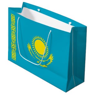 Flagge Kasachstan Große Geschenktüte
