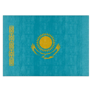 Flagge Kasachstan Schneidebrett