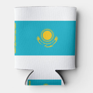 Flagge Kasachstans Dosenkühler