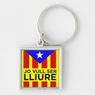 Flagge Katalanischer Estelada Schlüsselanhänger