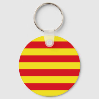 Flagge Kataloniens (Spanien) Schlüsselanhänger