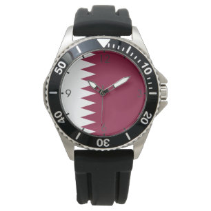 Flagge Katars Armbanduhr