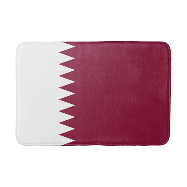 Flagge Katars Badematte (Vorderseite)