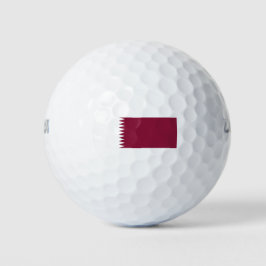 Flagge Katars Golfball