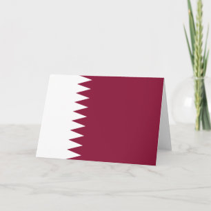 Flagge Katars Karte