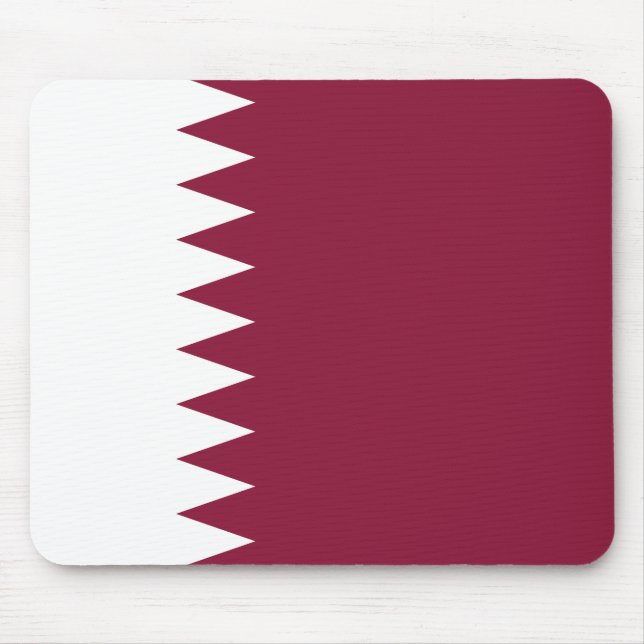 Flagge Katars Mousepad (Vorne)