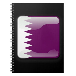 Flagge Katars Notizblock