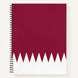 Flagge Katars Notizbuch