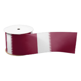 Flagge Katars Satinband