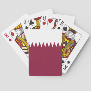 Flagge Katars Spielkarten