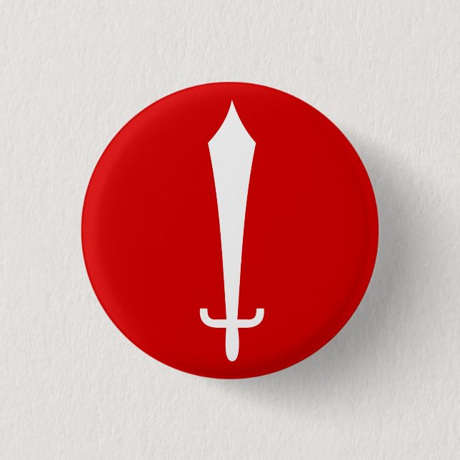 Flagge Katmandu, Nepal Button (Vorderseite)