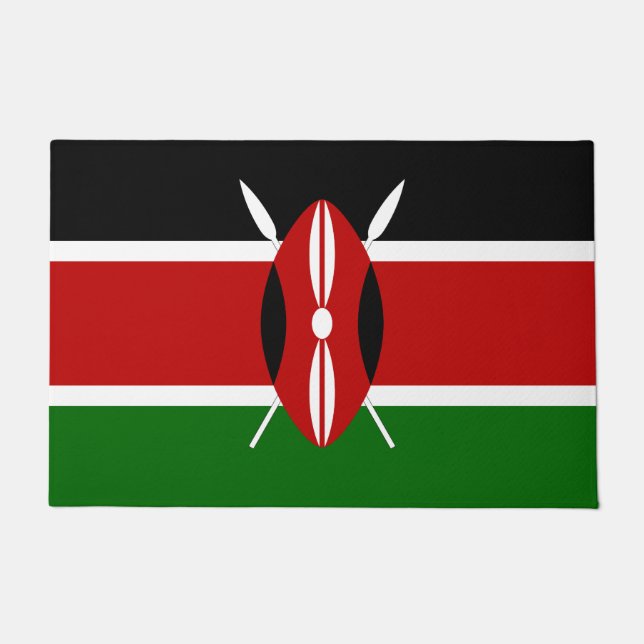 Flagge Kenias Fußmatte (Vorderseite)