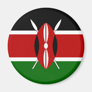 Flagge Kenias Magnet
