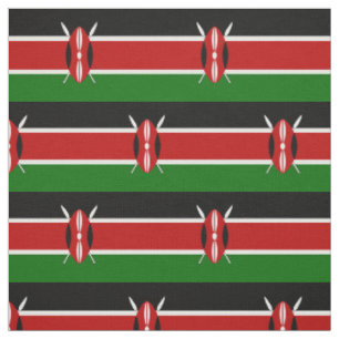 Flagge Kenias Stoff