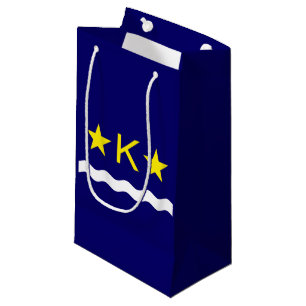 Flagge Kinshasa, Kongo Kleine Geschenktasche Geschenktüte