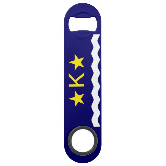 Flagge Kinshasa, Kongo Speed Bottle Opener Flaschenöffner (Vorderseite)