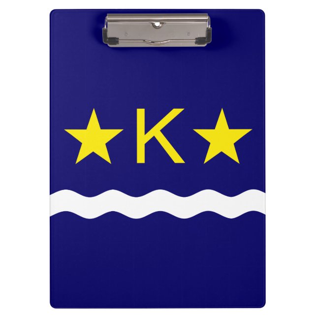 Flagge Kinshasa, Kongo-Zwischenablage Klemmbrett (Vorderseite)