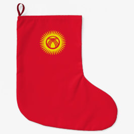 Flagge Kirgisistans Großer Weihnachtsstrumpf
