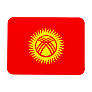Flagge Kirgisistans Magnet