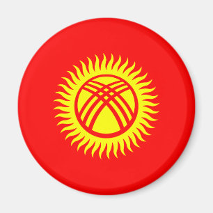 Flagge Kirgisistans Magnet