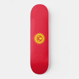 Flagge Kirgisistans Skateboard