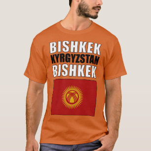Flagge Kirgisistans T-Shirt