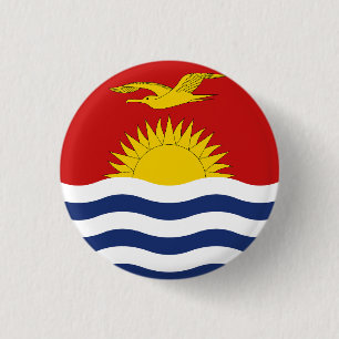 Flagge Kiribatis Button