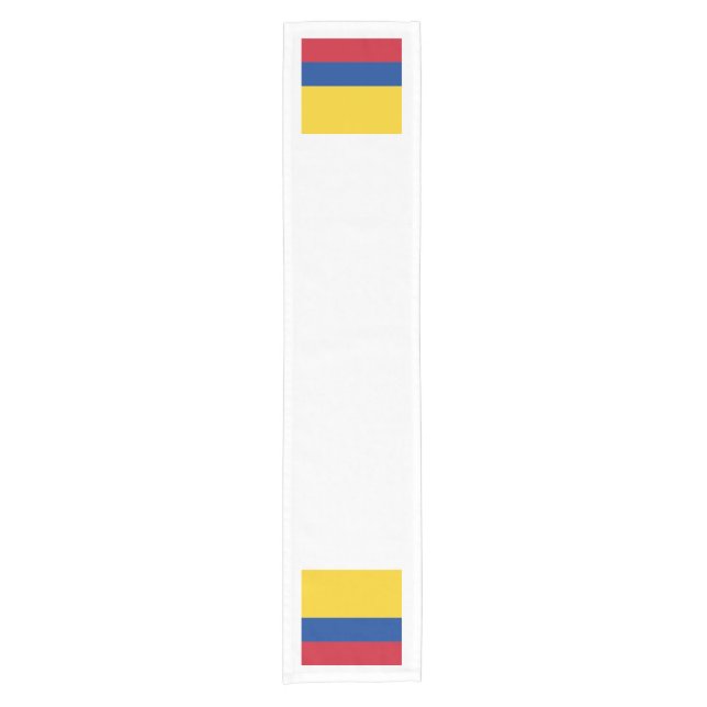 Flagge: Kolumbien Kurzer Tischläufer (Vorderseite)