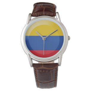 Flagge Kolumbiens Armbanduhr