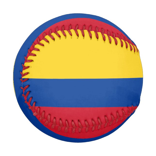 Flagge Kolumbiens - Bandera De Colombia Baseball (Vorderseite Links)